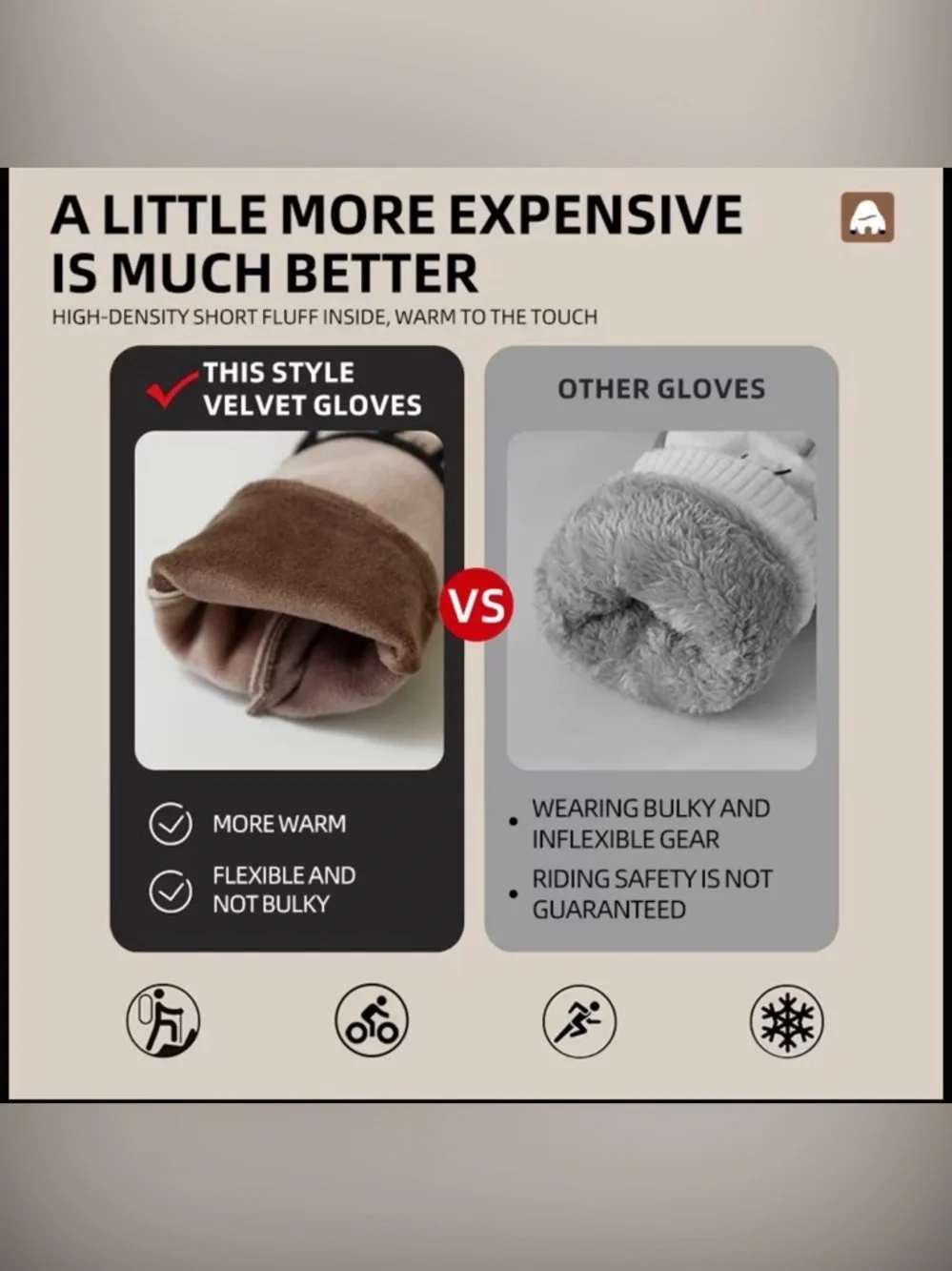 Elegant Gray Women's Soft Touchscreen Winter Gloves